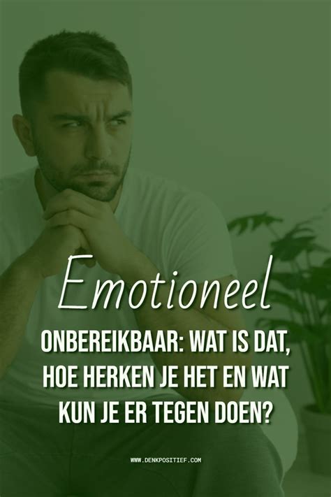 Als je partner emotioneel onbereikbaar is en het。